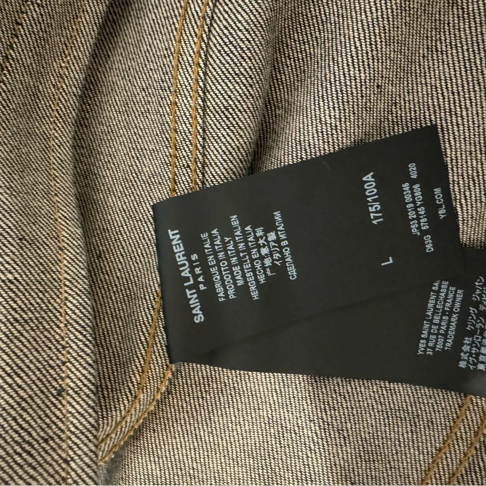 Saint Laurent Denim Jacket Indigo - Picture 8 of 8